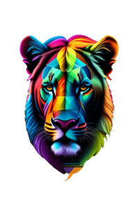 Color loin – Rainbow King